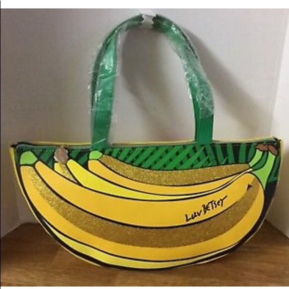 betsey johnson banana bag